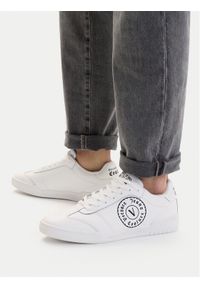 Versace Jeans Couture Sneakersy 80YA3SD1 ZPB84 Biały. Kolor: biały. Materiał: skóra #1