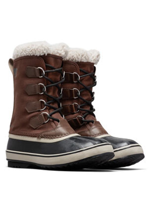 sorel - Sorel Śniegowce 1964 Pac Nylon Boot Wp 2114071256 Brązowy. Kolor: brązowy. Materiał: materiał