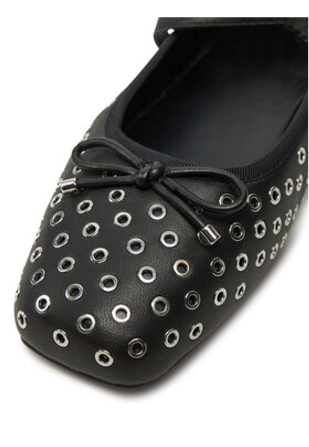 MICHAEL Michael Kors Baleriny Collette Flex Ballet 40R5COFP1L Czarny. Kolor: czarny. Materiał: skóra