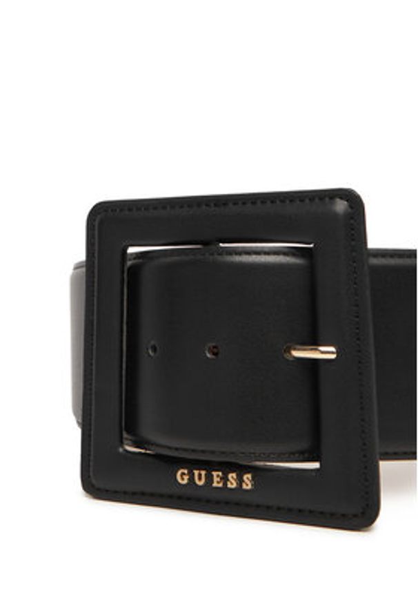 Guess Pasek Damski BW9245 P5370 Czarny. Kolor: czarny. Materiał: skóra