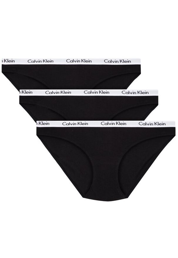 Calvin Klein Underwear Komplet 3 par fig klasycznych 000QD3588E Czarny. Kolor: czarny. Materiał: bawełna