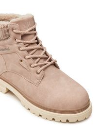 Kimberfeel Trapery Brittany Beżowy. Kolor: beżowy. Materiał: skóra #6