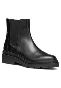 Geox Sztyblety D Felleny D46XEC 043NH C9999 Czarny. Kolor: czarny. Materiał: materiał