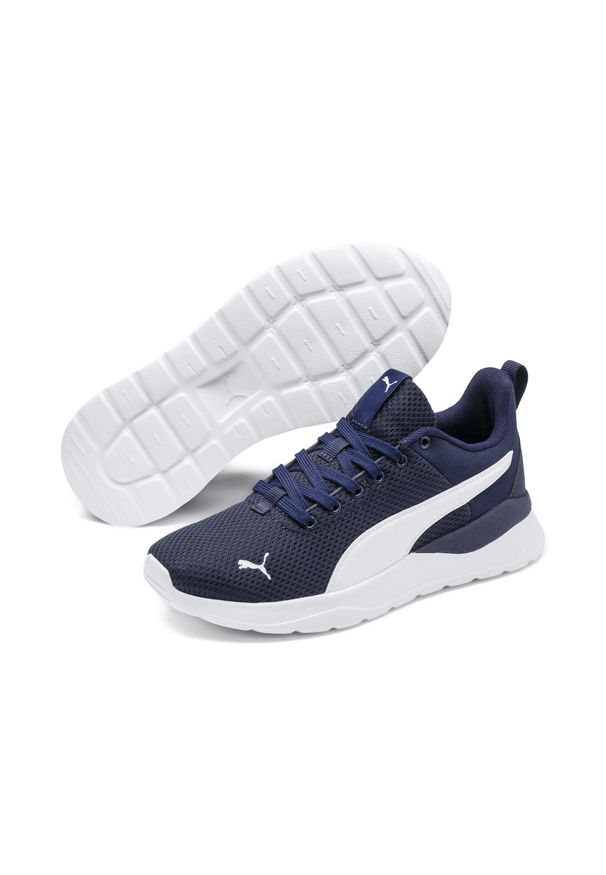 Puma - Buty sportowe młodzieżowe PUMA Anzarun Lite. Kolor: biały, wielokolorowy, niebieski