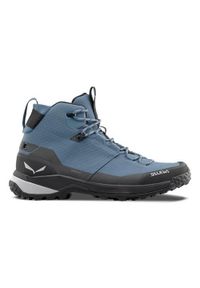 Buty trekkingowe męskie Salewa Puez Mid Powertex. Wysokość cholewki: za kostkę. Kolor: wielokolorowy. Materiał: materiał, syntetyk. Szerokość cholewki: normalna