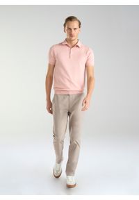 PAKO LORENTE – Męskie spodnie w kolorze beżowym P24SF-WX-001-E-S- Pako Lorente. Kolor: beżowy. Materiał: bawełna, elastan #3