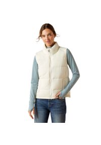 Damska kurtka bez rękawów Ariat UltraPuff. Kolor: biały. Materiał: puch. Długość rękawa: bez rękawów #1