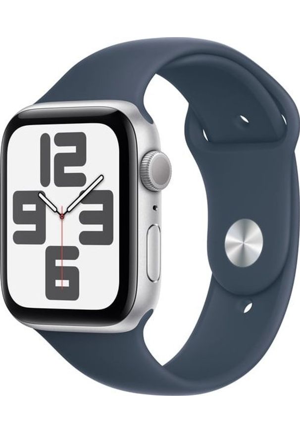 APPLE - Smartwatch Apple Apple Watch SE OLED 44 mm Cyfrowy 368 x 448 px Ekran dotykowy Srebrny Wi-Fi GPS. Rodzaj zegarka: smartwatch. Kolor: srebrny