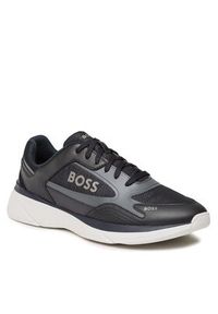 BOSS - Boss Sneakersy Dean 50487577 Granatowy. Kolor: niebieski. Materiał: materiał #7