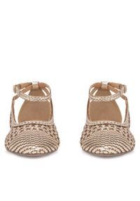 Sergio Bardi Baleriny DELL - 62109-01SB Złoty. Kolor: złoty. Materiał: skóra #6