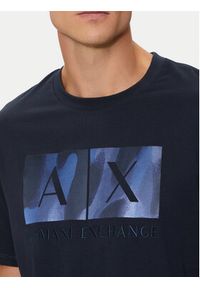 Armani Exchange T-Shirt 6DZTHF ZJH4Z 1510 Granatowy Regular Fit. Kolor: niebieski. Materiał: bawełna #5