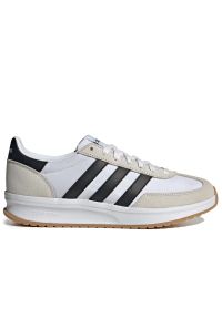 Adidas - Buty adidas Run 70S IH8584 - białe. Kolor: biały. Materiał: zamsz, guma. Szerokość cholewki: normalna. Sport: bieganie