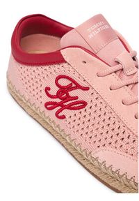 TOMMY HILFIGER - Tommy Hilfiger Espadryle Th Heritage Rope Sneaker FW0FW09406 Różowy. Kolor: różowy. Materiał: materiał #3