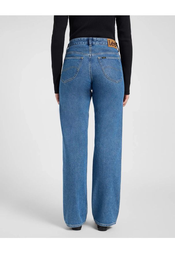 Lee - DAMSKIE SPODNIE LEE RIDER CLASSIC MEDIUM BLUE 112370910