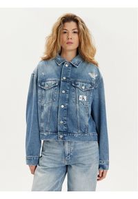 Calvin Klein Jeans Kurtka jeansowa J20J222787 Niebieski Boxy Fit. Kolor: niebieski. Materiał: bawełna