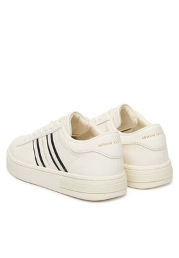 Armani Exchange Sneakersy XW002231 AF21421 M0017 Biały. Kolor: biały. Materiał: skóra