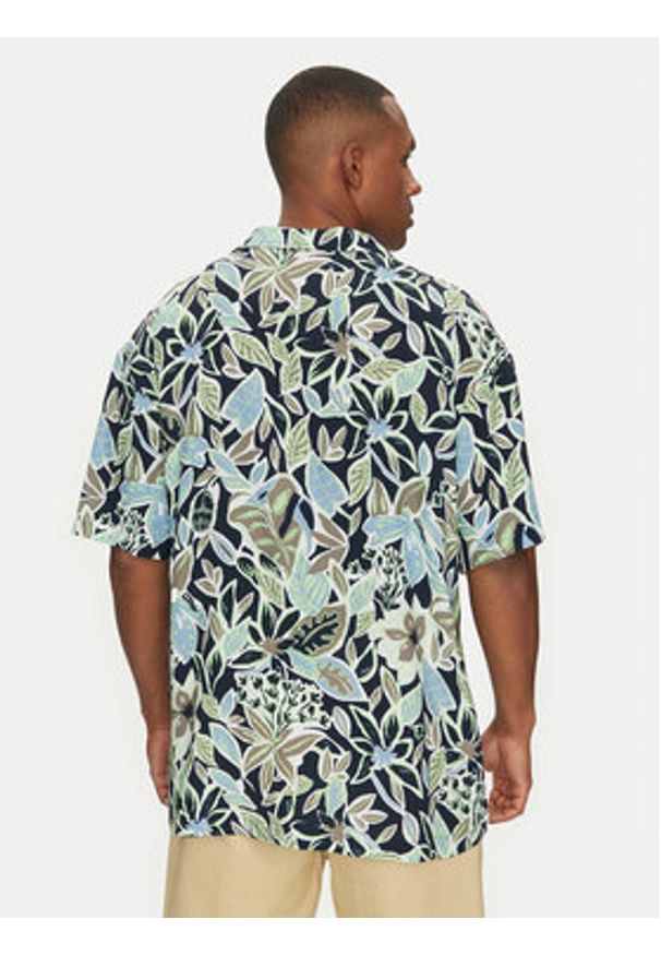 Hugo - HUGO Koszula Beach 50540065 Granatowy Regular Fit. Kolor: niebieski. Materiał: wiskoza