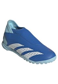 Adidas - Buty piłkarskie adidas Predator Accuracy.3 Ll Tf Jr IE9437 niebieskie. Kolor: niebieski. Materiał: guma, syntetyk. Sport: piłka nożna #2