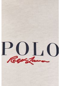 Polo Ralph Lauren - T-shirt. Okazja: na co dzień. Typ kołnierza: polo. Kolor: biały. Materiał: bawełna, dzianina. Wzór: nadruk. Styl: casual #3