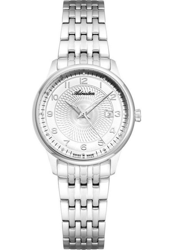 Zegarek damski Adriatica A3254.5123Q srebrny. Kolor: srebrny