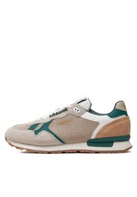 Pepe Jeans Sneakersy Brit Retro M PMS40004 Écru. Materiał: materiał #3