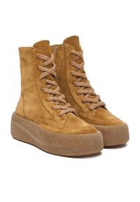 Vic Matié Trzewiki 1H4104D F04H010310 Brązowy. Kolor: brązowy. Materiał: zamsz, skóra #4