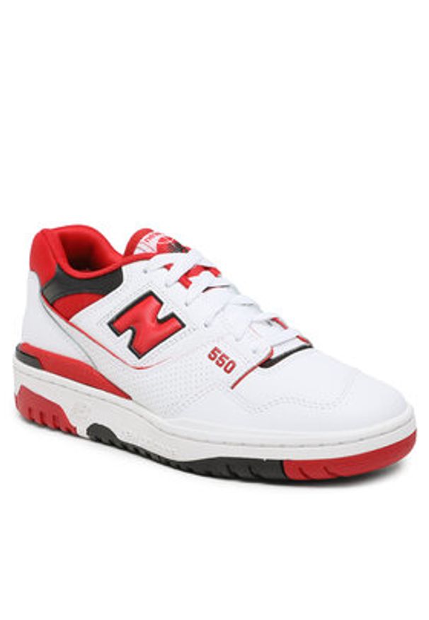 New Balance Sneakersy BB550SE1 Biały. Kolor: biały. Materiał: skóra