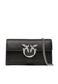 Pinko Torebka Love One Wallet C PE 23 PLTT 100062 A0F1 Czarny. Kolor: czarny. Materiał: skórzane