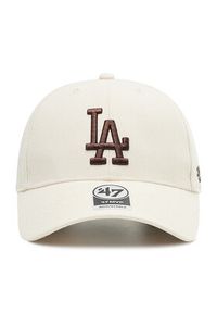 47 Brand Czapka z daszkiem Los Angeles Dodgers B-MVPSP12WBP-NTG Beżowy. Kolor: beżowy. Materiał: materiał #5