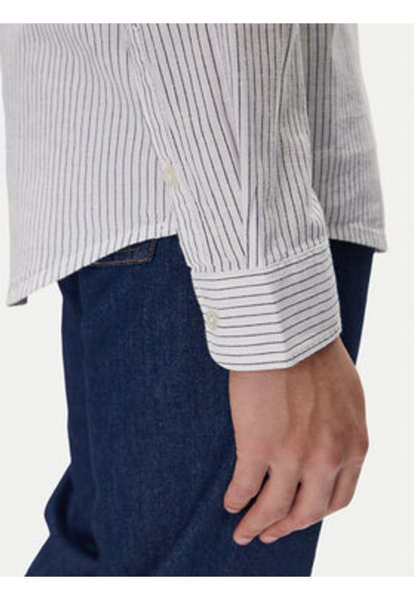 Tommy Jeans Koszula DM0DM20893 Écru Regular Fit. Materiał: bawełna, len