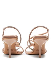 Max Mara Sandały Crystalsandal 24245264116 Różowy. Kolor: różowy. Materiał: materiał