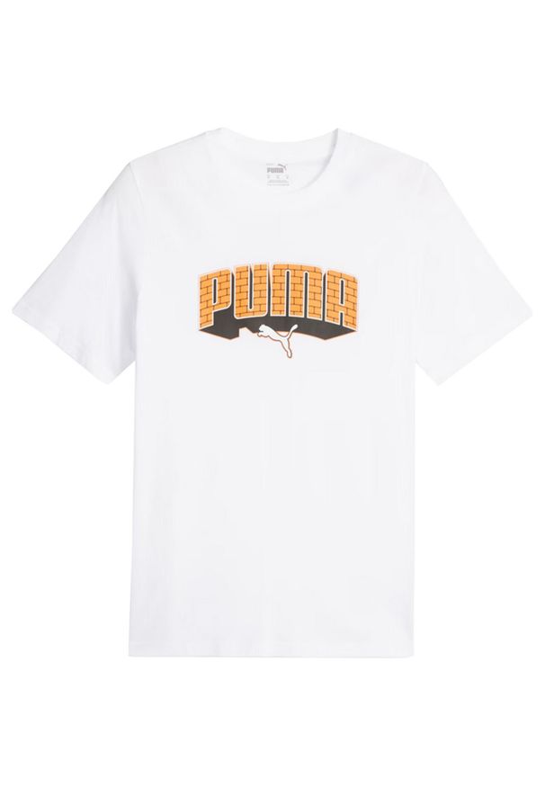 Koszulka męska Puma Graphics Hip Hop Tee. Kolor: biały