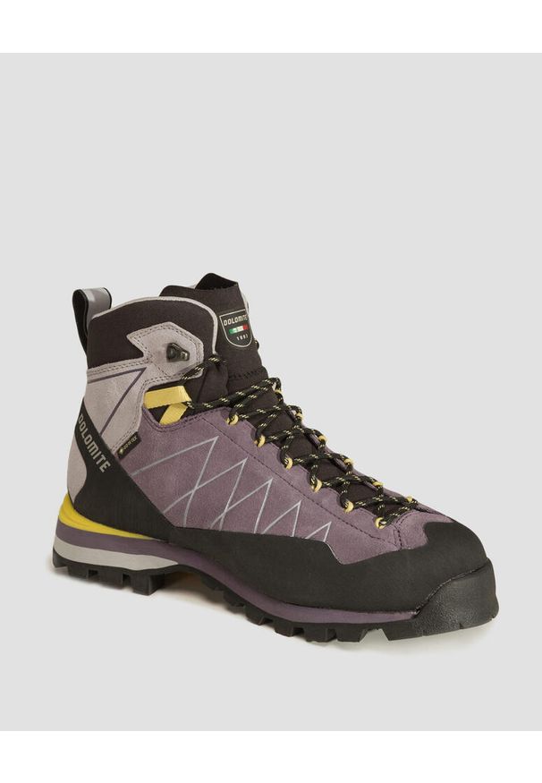 Buty trekkingowe damskie Dolomite Crodarossa High GTX. Kolor: fioletowy. Styl: sportowy