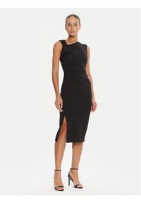 Rinascimento Sukienka koktajlowa CFC0125330003 Czarny Slim Fit. Kolor: czarny. Materiał: syntetyk. Styl: wizytowy