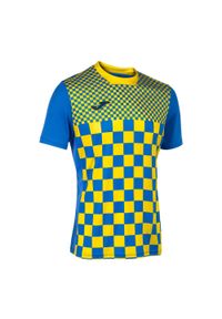 Jersey Joma Flag III. Kolor: wielokolorowy, niebieski, żółty. Materiał: jersey. Sport: piłka nożna #1