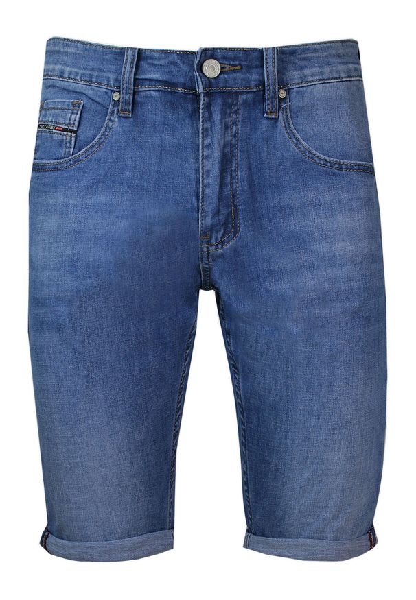 Pako Jeans - Krótkie Spodnie, Jasne Jeansowe, Szorty, Spodenki, Przed Kolano -PAKO JEANS. Materiał: bawełna, elastan. Długość: krótkie. Sezon: lato. Styl: klasyczny