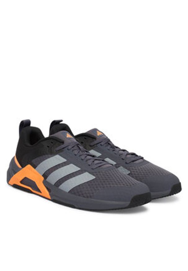 Adidas - adidas Buty na siłownię Dropset Control JQ1444 Szary. Kolor: szary. Materiał: materiał. Sport: fitness