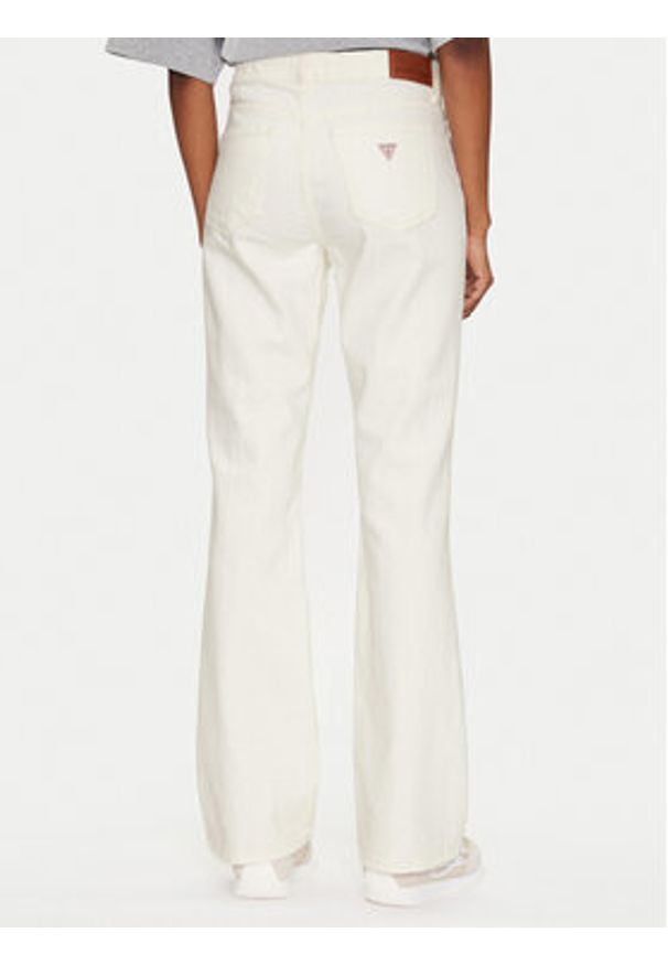 Guess Jeans Jeansy W5GA1S D5M62 Biały Bootcut Fit. Kolor: biały