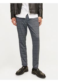 Jack & Jones - Jack&Jones Chinosy Marco 12249310 Szary Slim Fit. Kolor: szary. Materiał: syntetyk