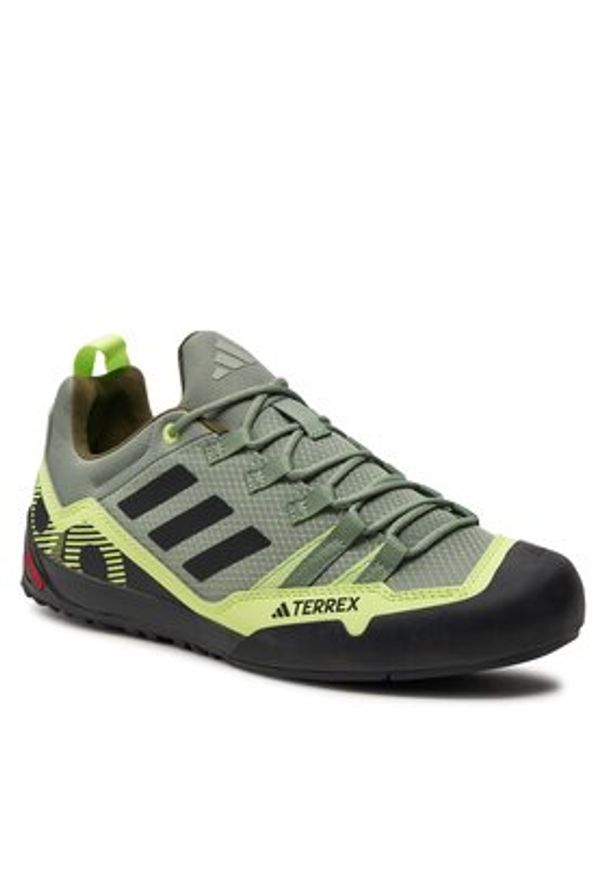 Adidas - adidas Trekkingi Terrex Swift Solo 2.0 Hiking IE8052 Zielony. Kolor: zielony. Materiał: skóra. Model: Adidas Terrex. Sport: turystyka piesza