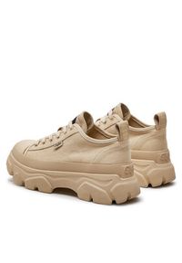 Buffalo Sneakersy Tremor Lace Up Lo 1622458 Beżowy. Kolor: beżowy. Materiał: materiał