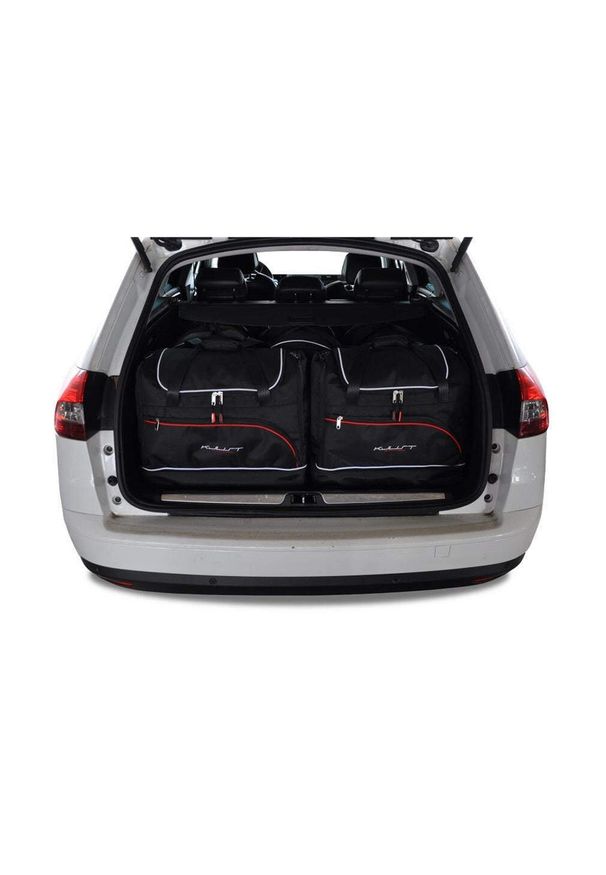 KJUST - Torby Do Bagażnika Citroen C5 Tourer 2008-2017 5Szt Kjust. Kolor: czarny. Styl: sportowy