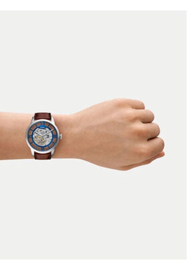 Fossil Zegarek Townsman ME3267 Brązowy. Kolor: brązowy