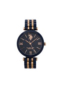 U.S. Polo Assn. Zegarek Zaira USP8376BL Granatowy. Kolor: niebieski