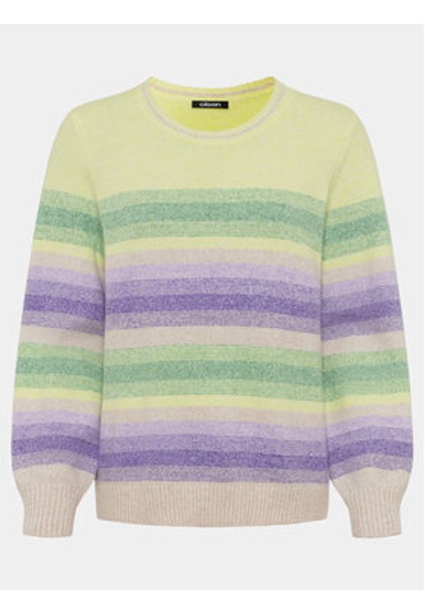 Olsen Sweter 11004073 Kolorowy Regular Fit. Materiał: syntetyk. Wzór: kolorowy