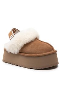Ugg Kapcie W Funkette 1113474 Brązowy. Kolor: brązowy. Materiał: zamsz, skóra #1