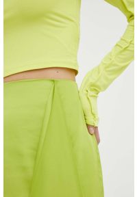 GESTUZ - Gestuz spódnica NiliaGZ Hw kolor zielony mini ołówkowa. Kolor: zielony. Materiał: poliester #2