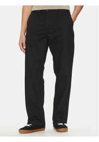 Vans Chinosy Authentic VN000HZC Czarny Loose Fit. Kolor: czarny. Materiał: syntetyk, bawełna #1