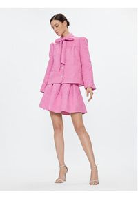 Custommade Spódnica mini Rosabel 999459902 Różowy Regular Fit. Kolor: różowy. Materiał: syntetyk #2