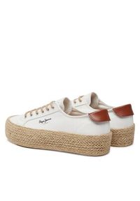 Pepe Jeans Espadryle Kyle Classic PLS10412 Biały. Kolor: biały